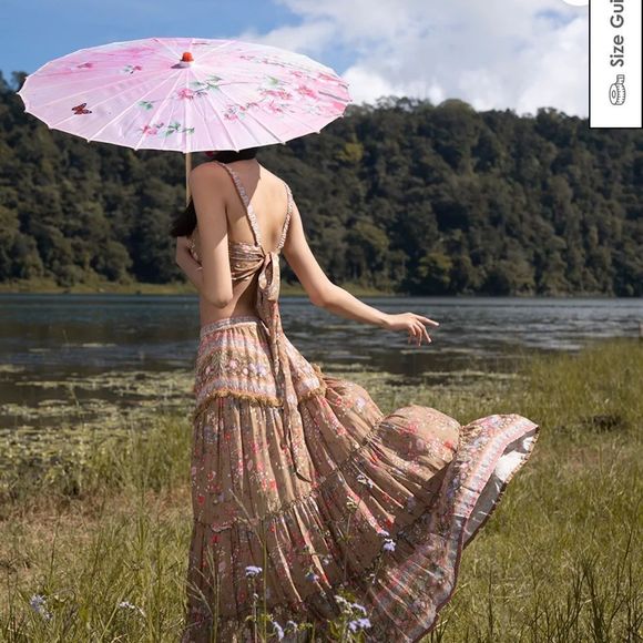 Tulle and Batiste boho crop top - Picture 2 of 10